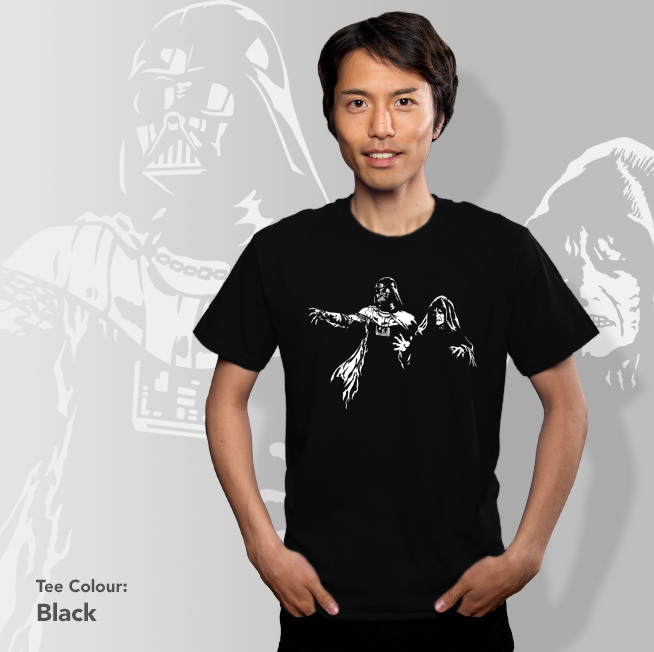 pulp fiction star wars t shirt
